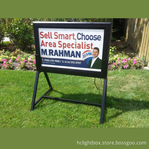 Walking Billboard for Advertising and Aluminium Frame Light Box